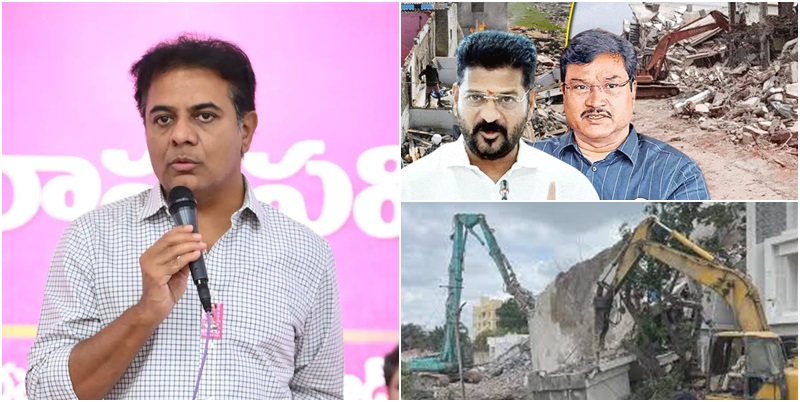 ‘హైడ్రా’ దందా.. ఎక్స్‌ వేదికగా కేటీఆర్ ఫైర్